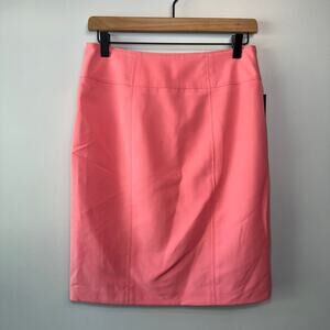 Worthington Women's Business Pencil Skirt Coral Shell Pink Size 6